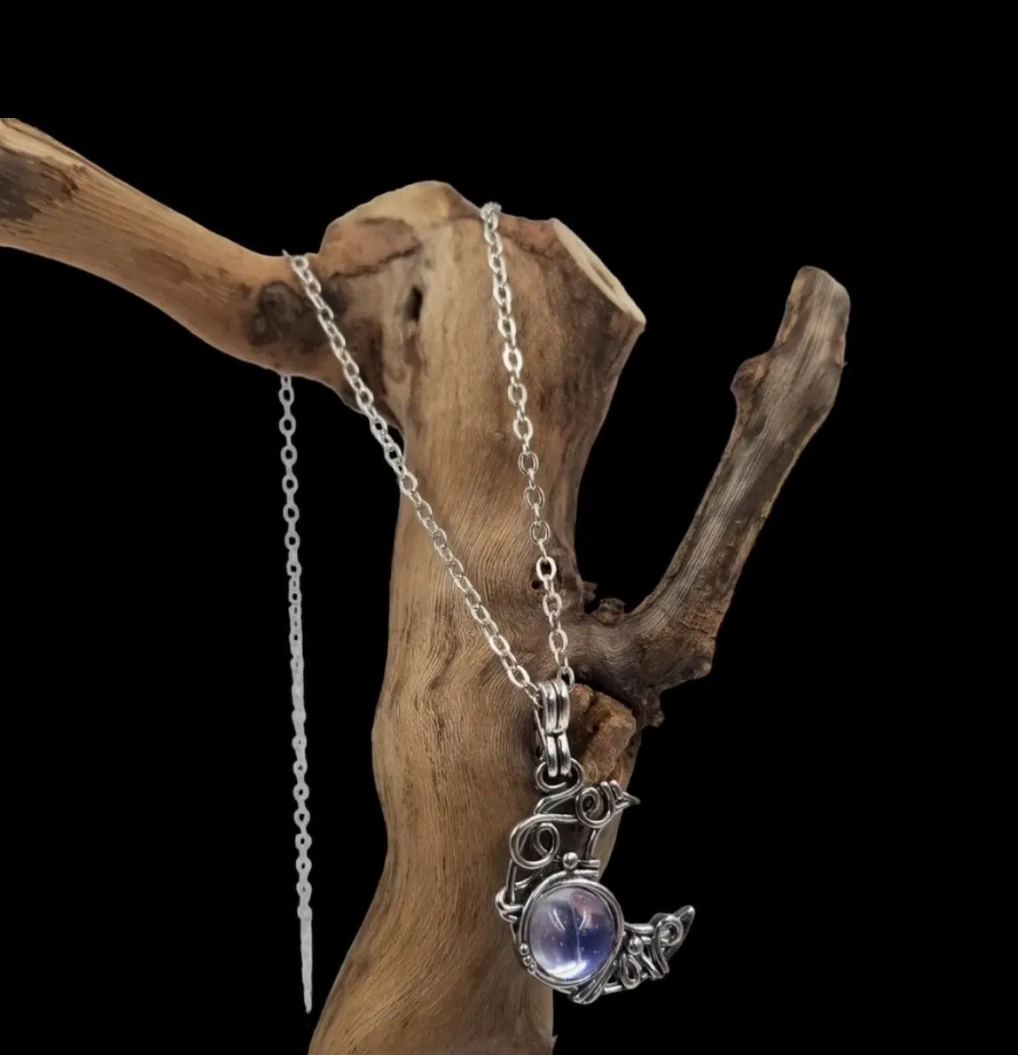 Moon Pendant Necklace