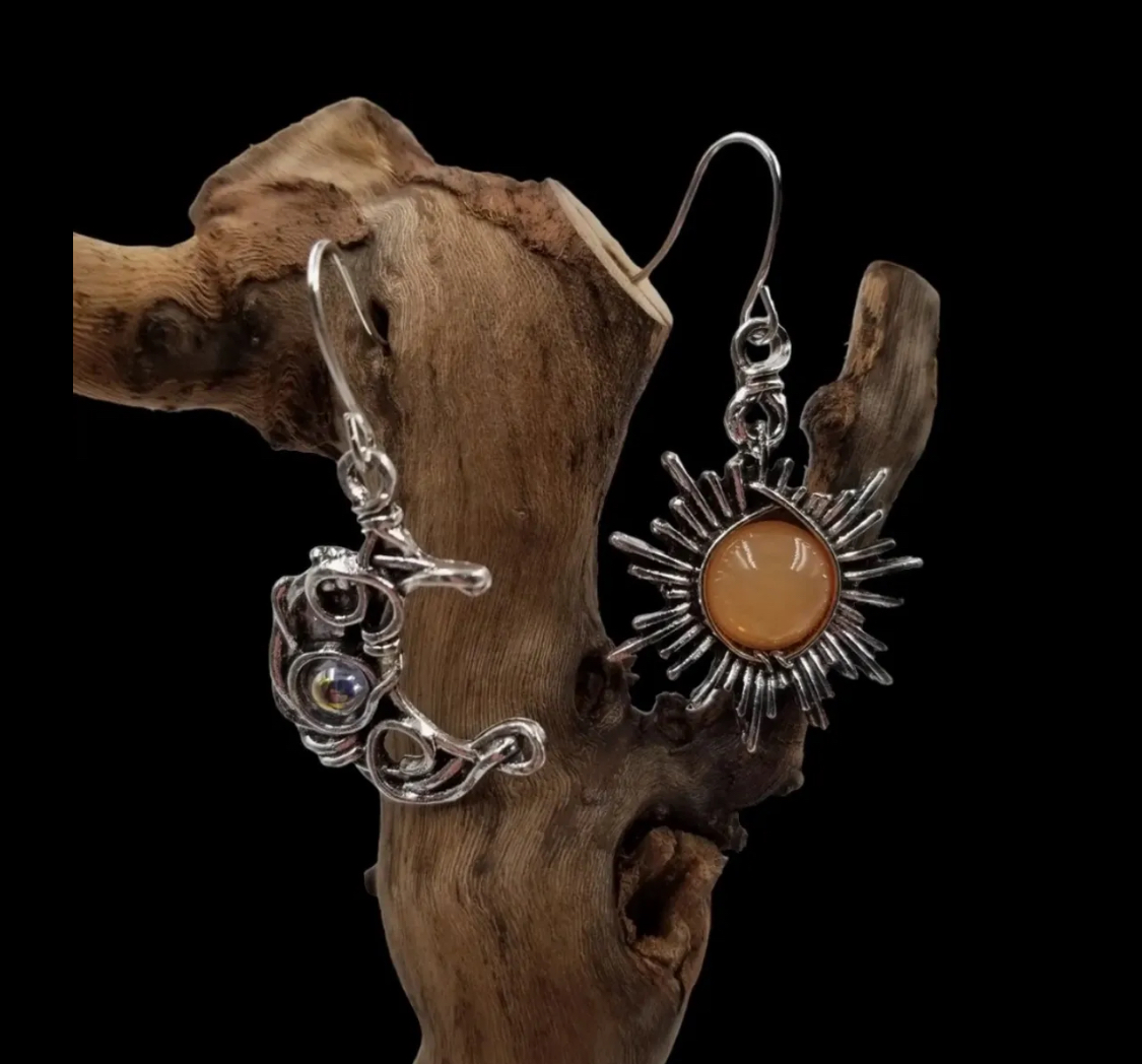Sun-Moon Mystique Earrings