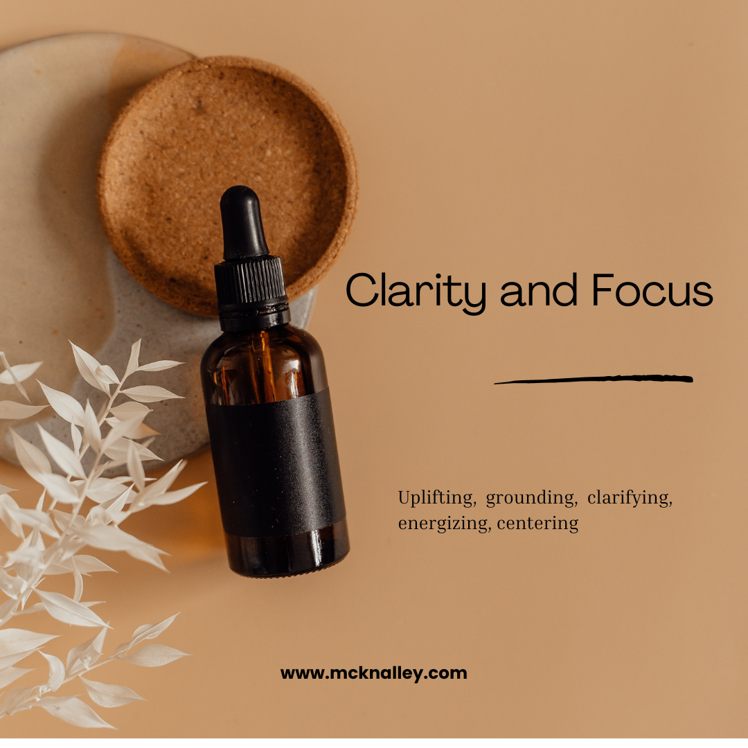 Therapeutic Body Oil-Clarity and Focus Essential Oil