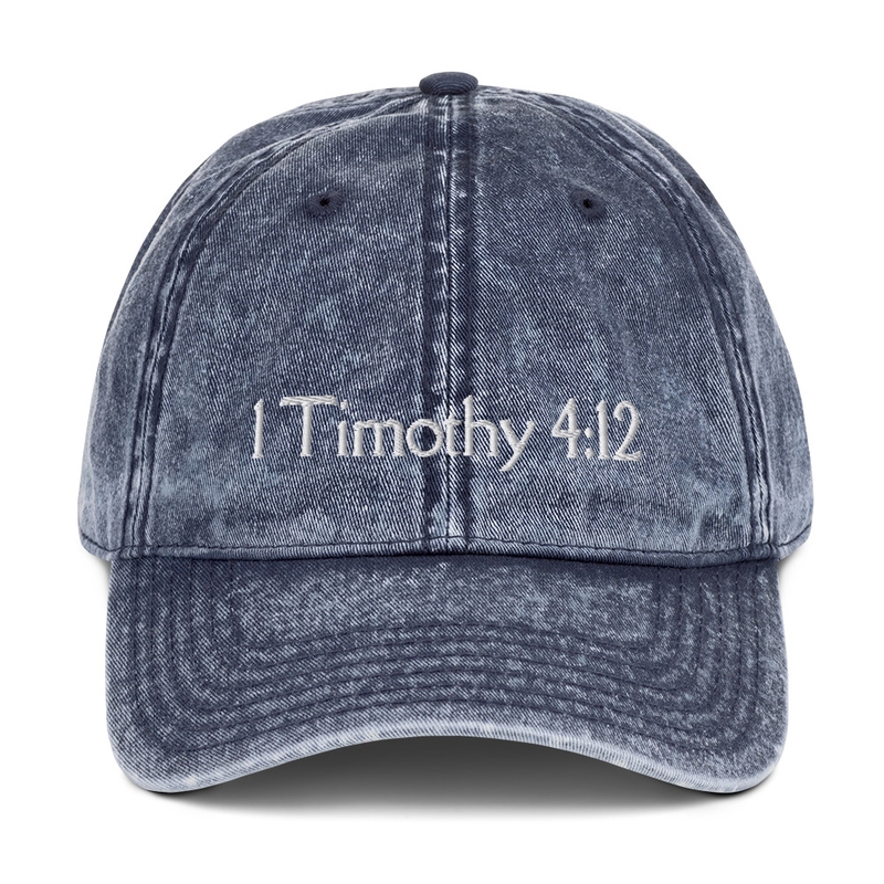 1 Timothy 4:12 Vintage Cotton 