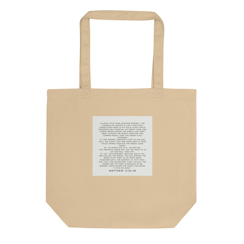 Matthew 13:24-30 Tote Bag
