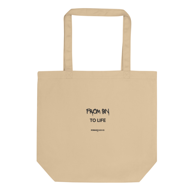 From Sin to Life Tote Bag 