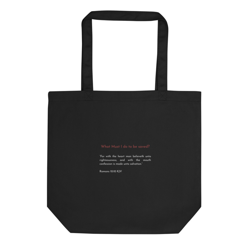 Romans 10:10 Tote Bag