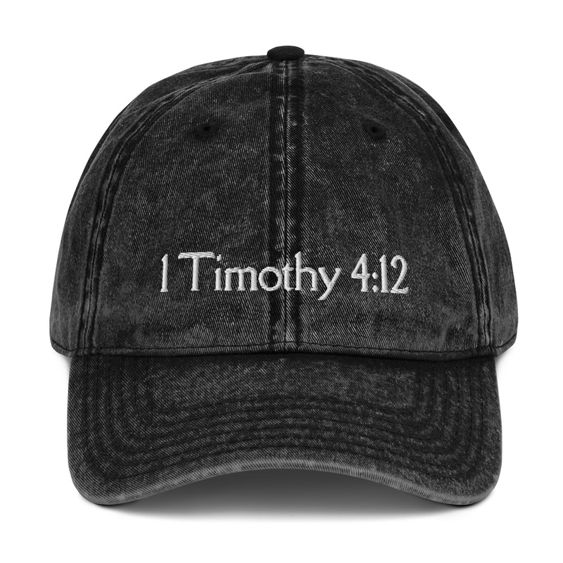 1 Timothy 4:12 Vintage Cotton 