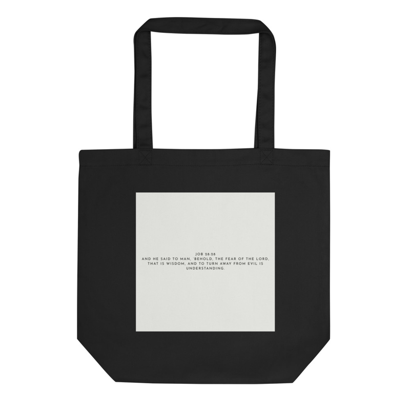 Job 28:28 Tote Bag