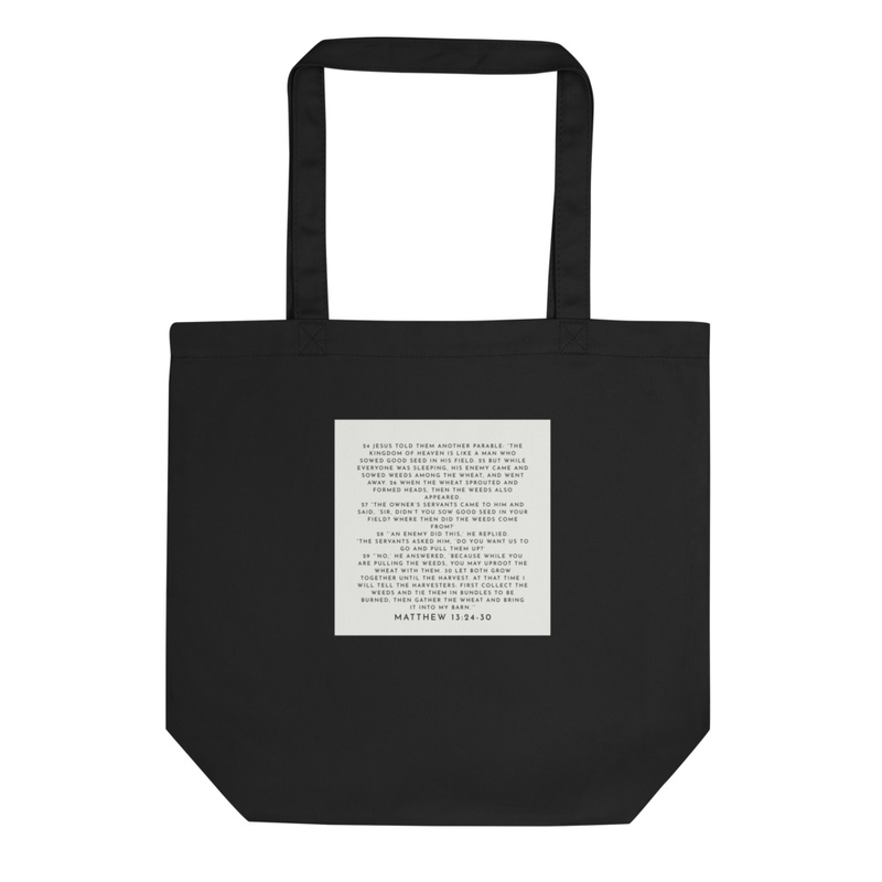 Matthew 13:24-30 Tote Bag