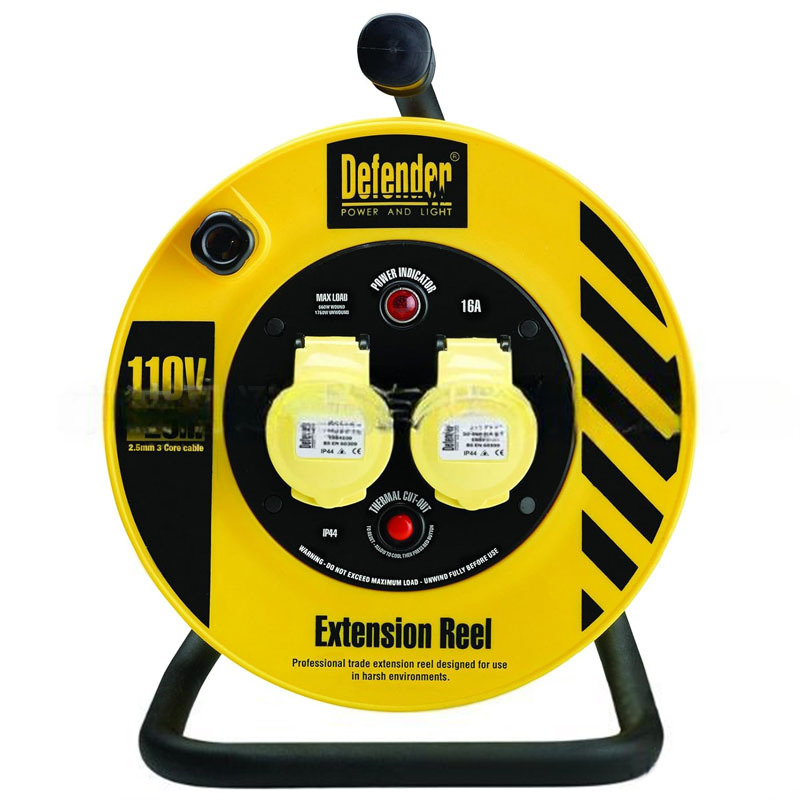 Defender 110V Extension Reel