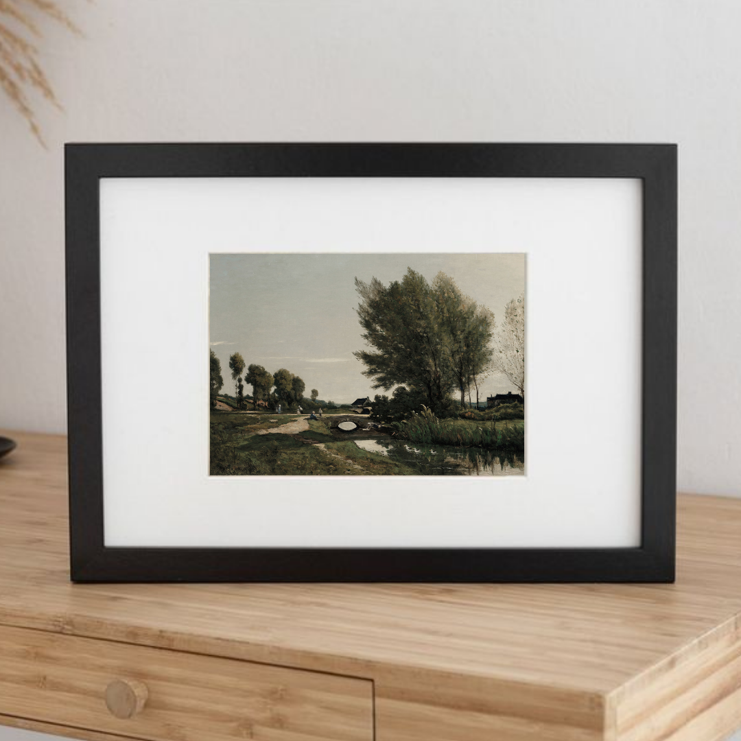 Vintage Landscape Art Print | Antique Landscape Painting