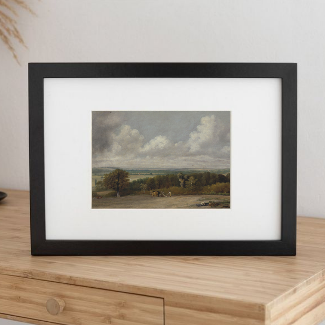 Vintage Landscape Art Print | Moody Landscape Painting