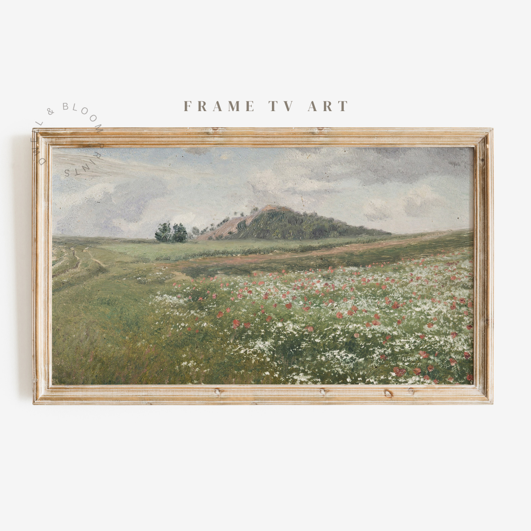 Samsung Frame TV Art | Vintage Summer Landscape Painting