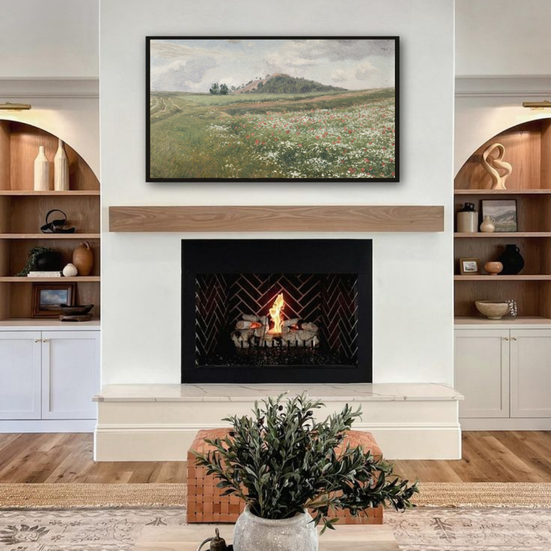 Samsung Frame TV Art | Vintage Summer Landscape Painting
