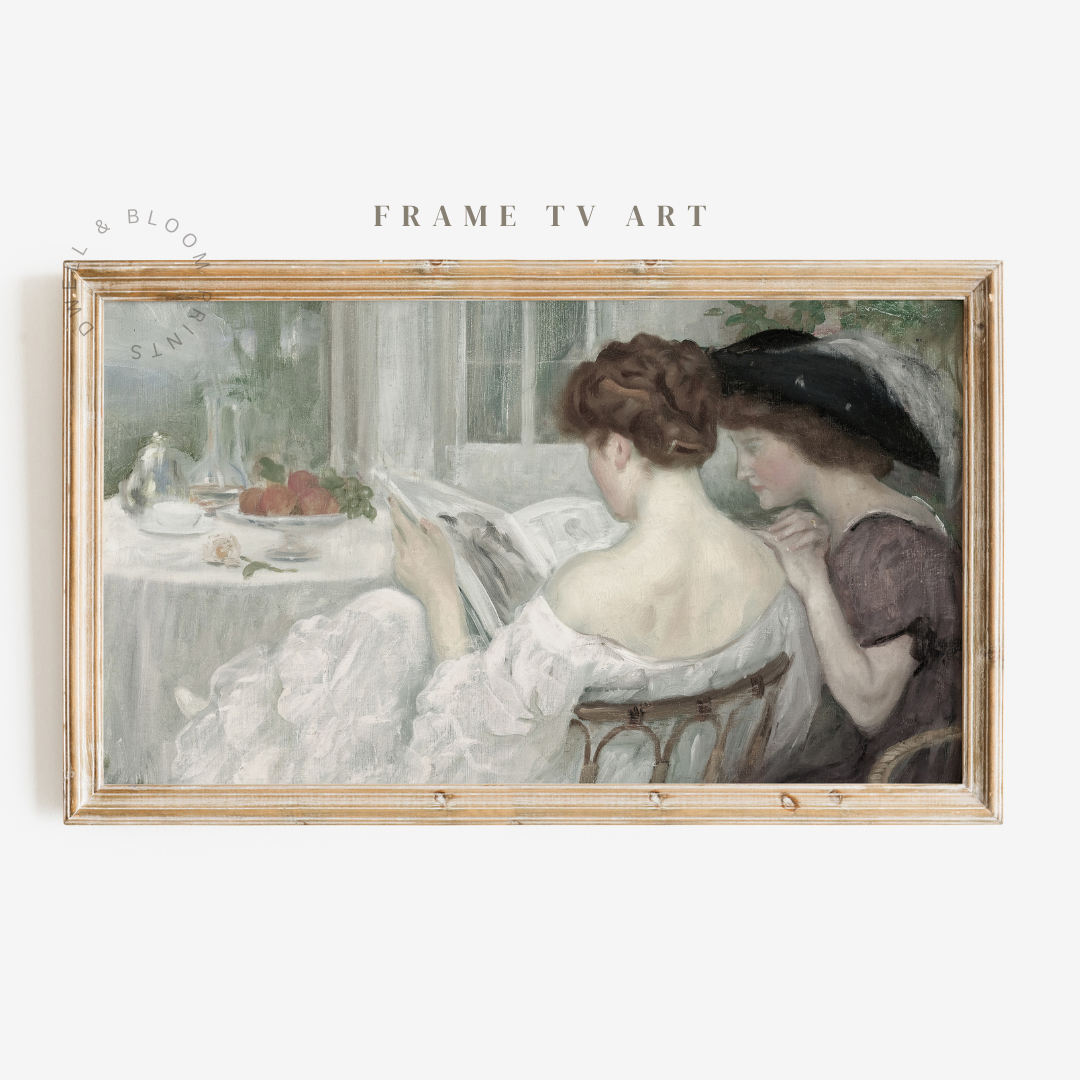 Samsung Frame TV Art | Vintage Portrait Painting