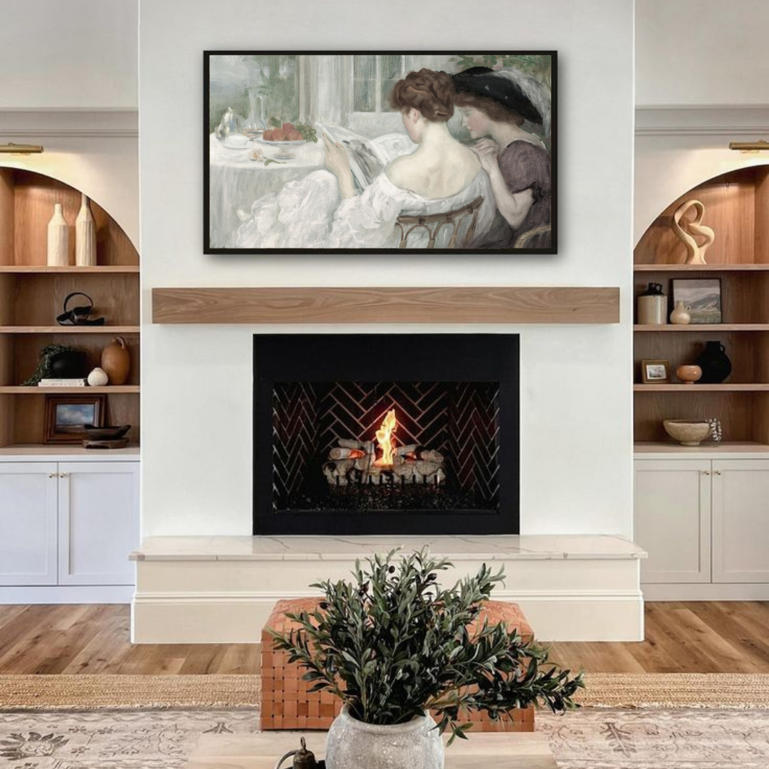 Samsung Frame TV Art | Vintage Portrait Painting