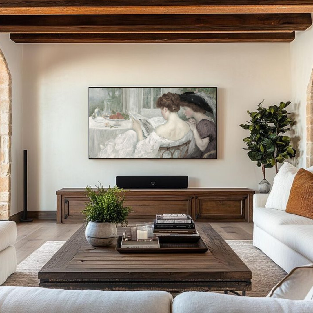 Samsung Frame TV Art | Vintage Portrait Painting