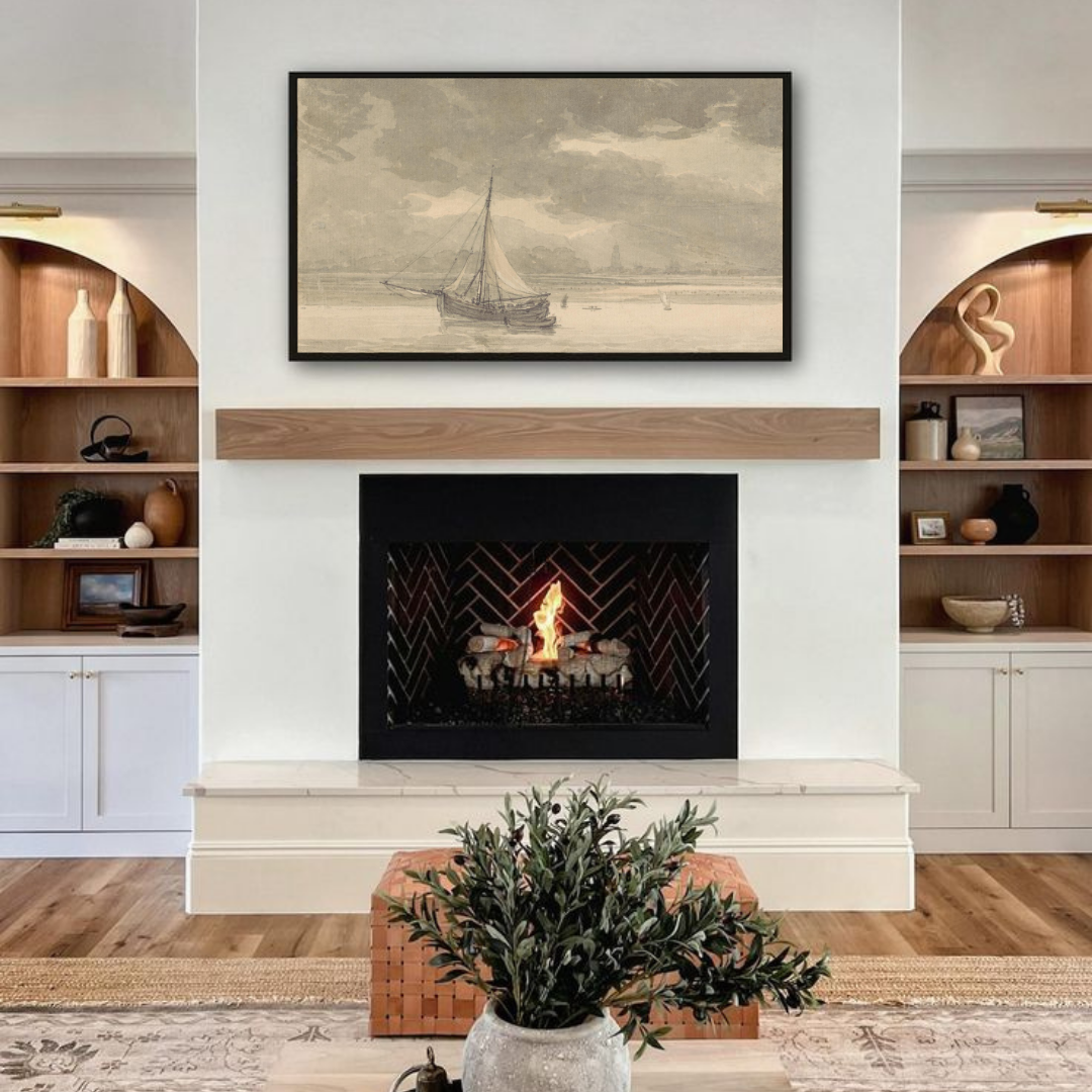 Samsung Frame TV Art | Vintage Nautical Art Print