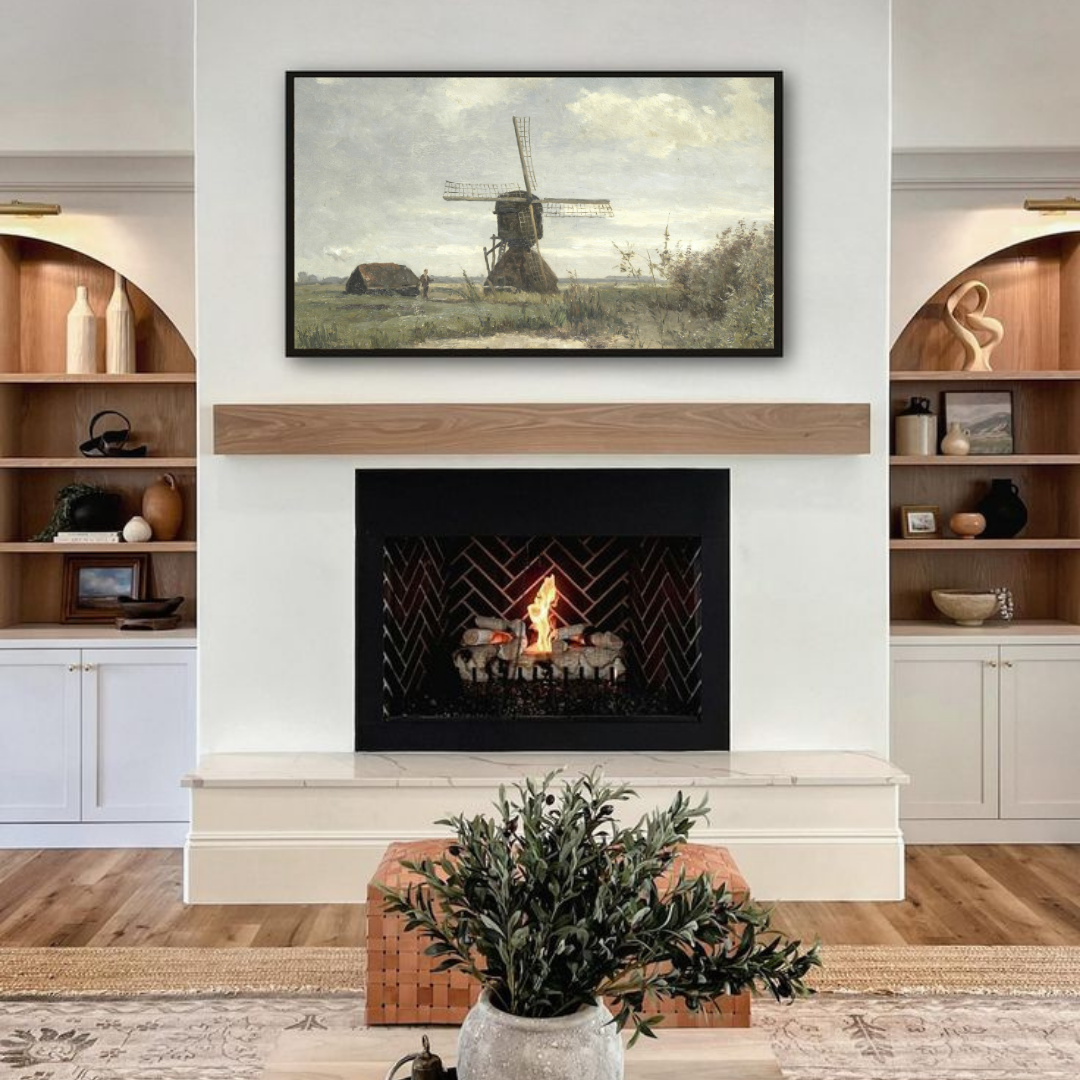 Samsung Frame TV Art | Vintage Summer Landscape Painting