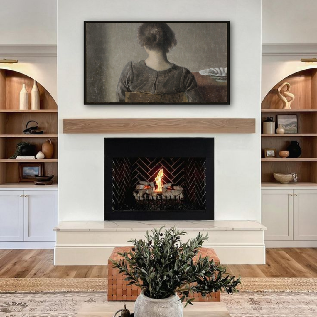 Samsung Frame TV Art | Vintage Woman Portrait Painting