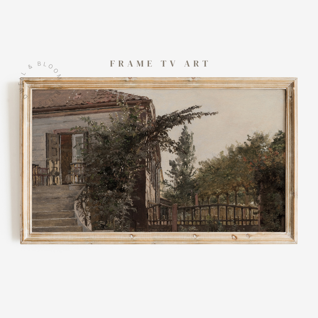 Samsung Frame TV Art | Vintage French Countryside Painting