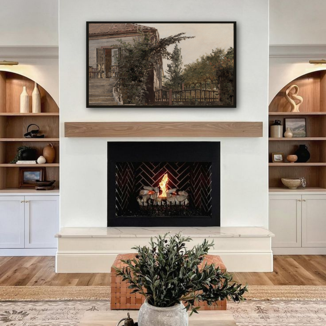 Samsung Frame TV Art | Vintage French Countryside Painting