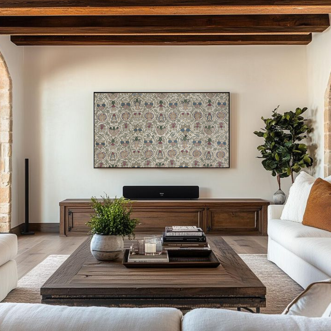 Samsung Frame TV Art | Vintage Tapestry Art 
