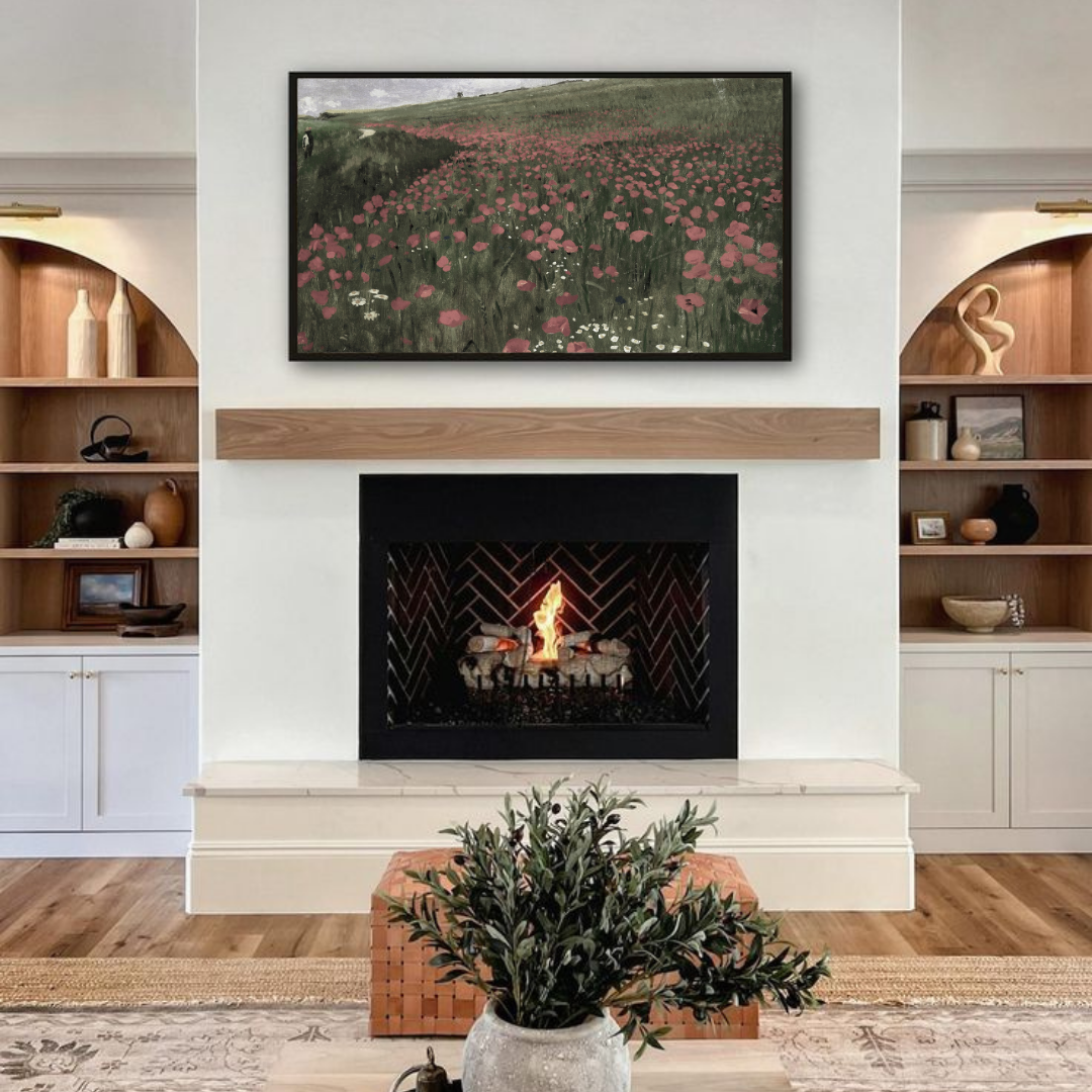 Samsung Frame TV Art | Vintage Summer Landscape Painting
