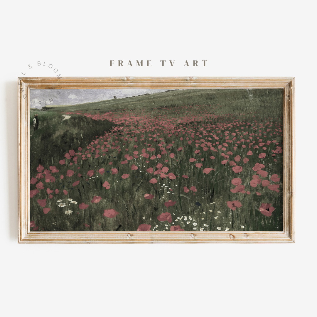 Samsung Frame TV Art | Vintage Summer Landscape Painting