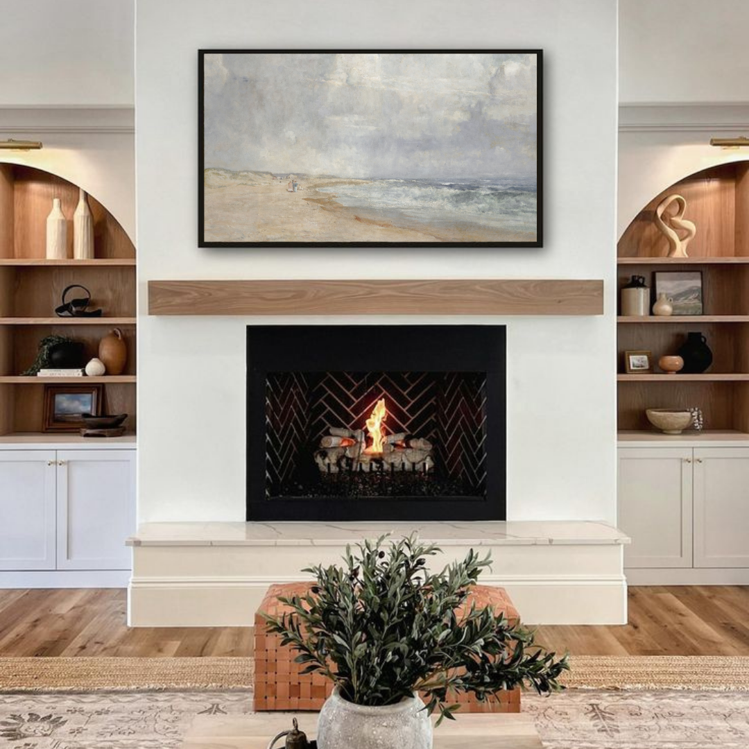 Samsung Frame Art TV | Vintage Seascape Painting