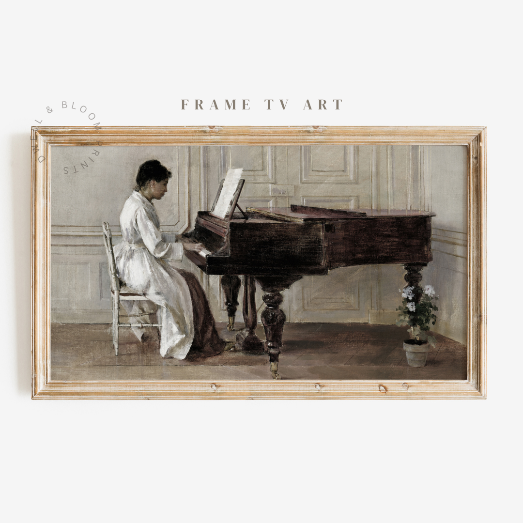 Samsung Frame TV Art | Vintage Woman Portrait Painting