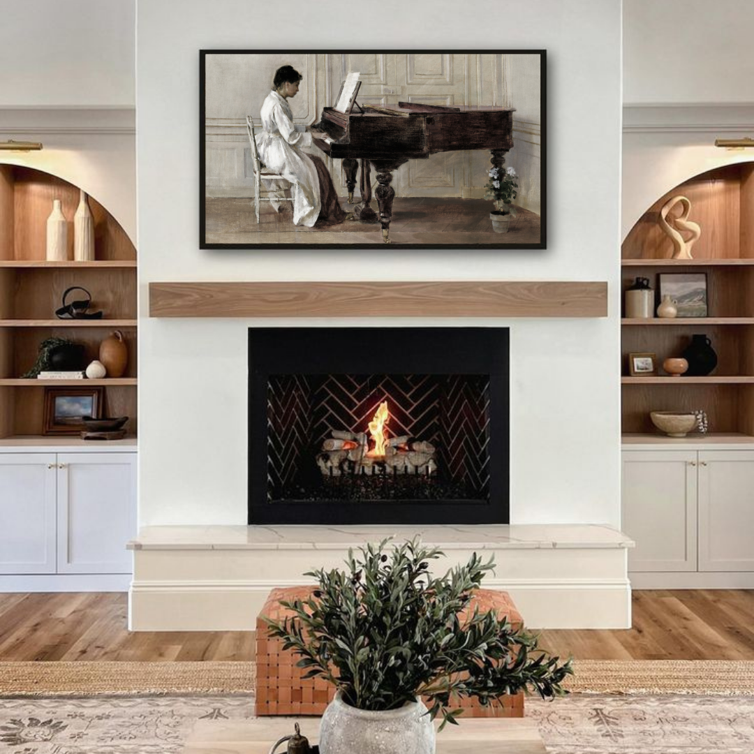 Samsung Frame TV Art | Vintage Woman Portrait Painting