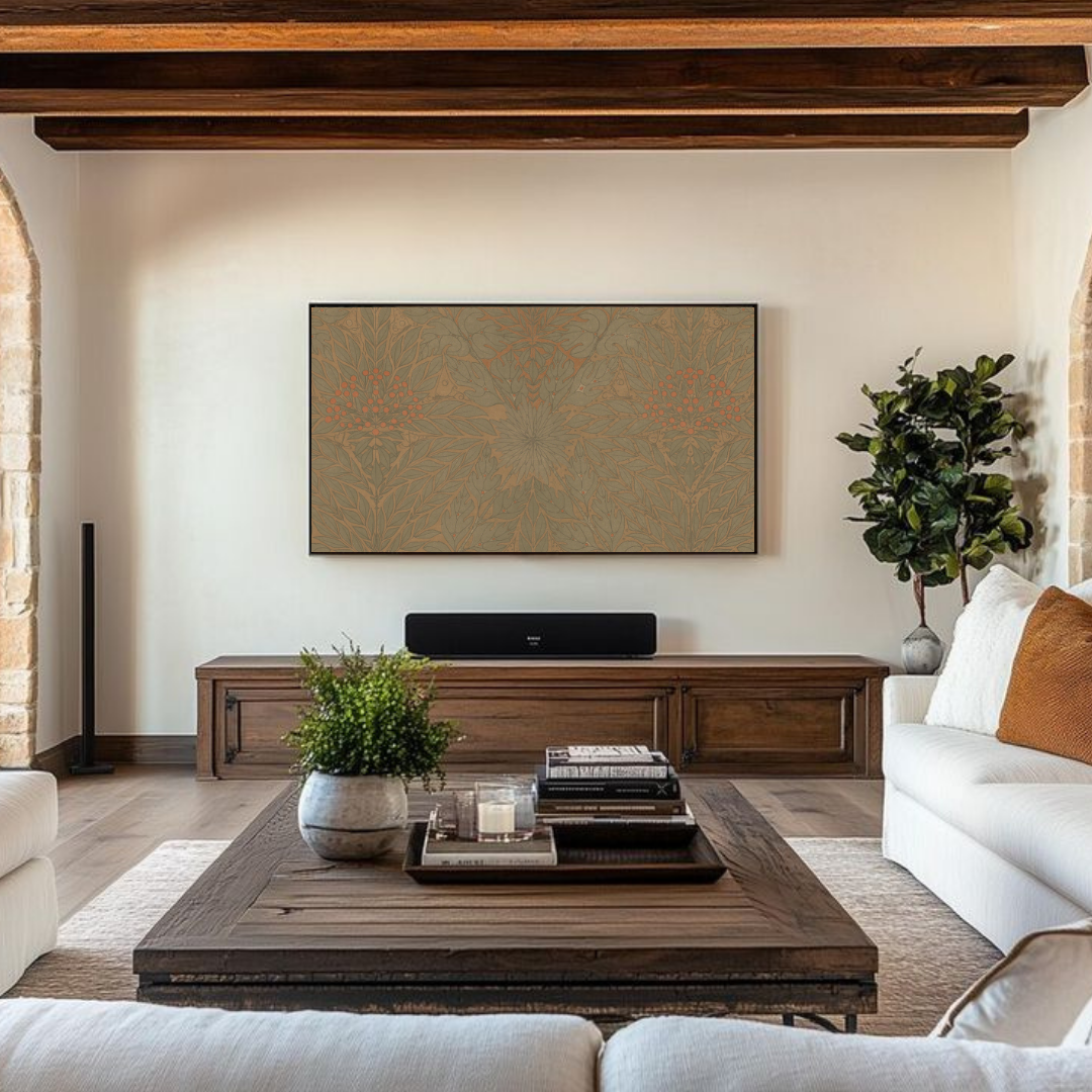 Samsung Frame TV Art | Antique Tapestry Wall Art 