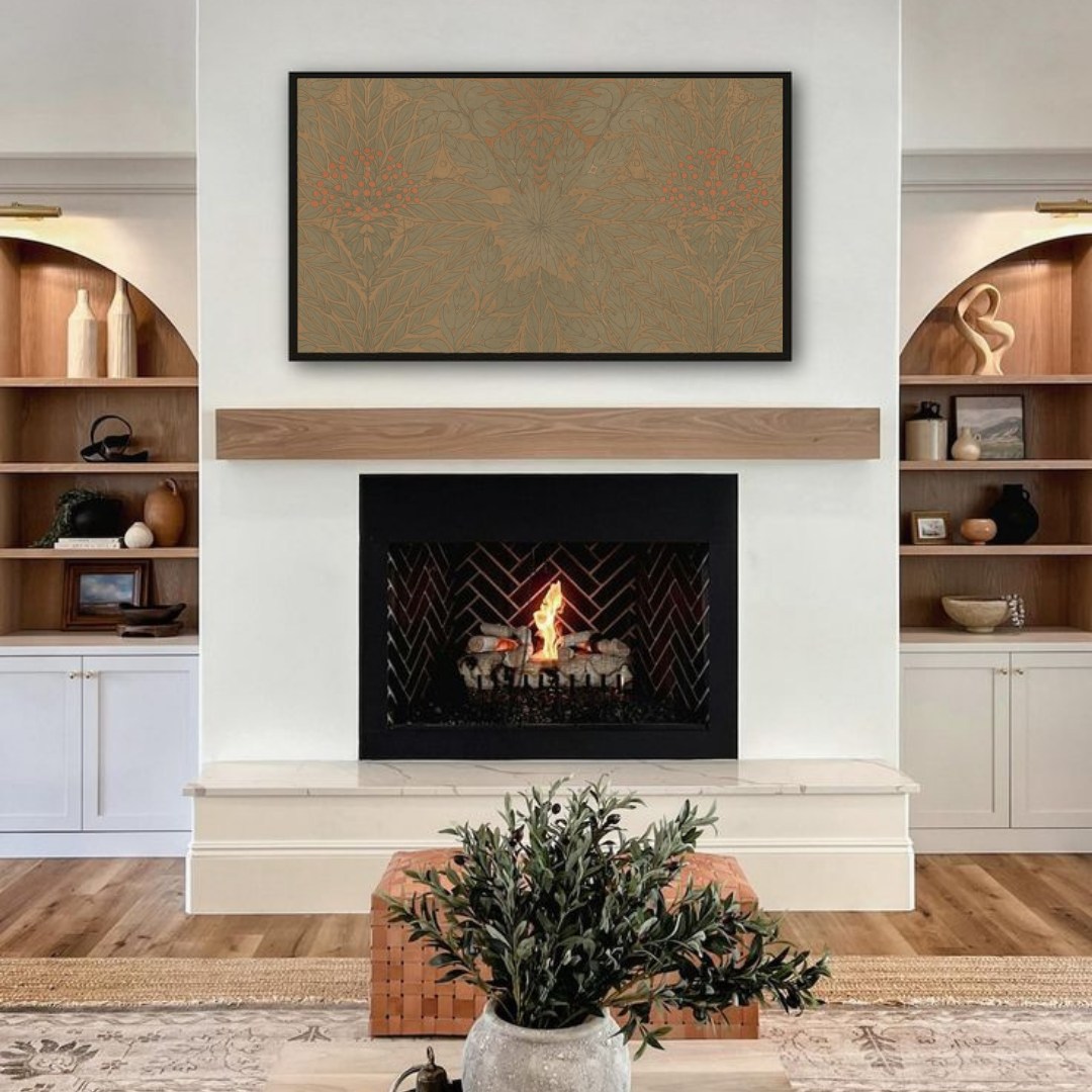 Samsung Frame TV Art | Antique Tapestry Wall Art 