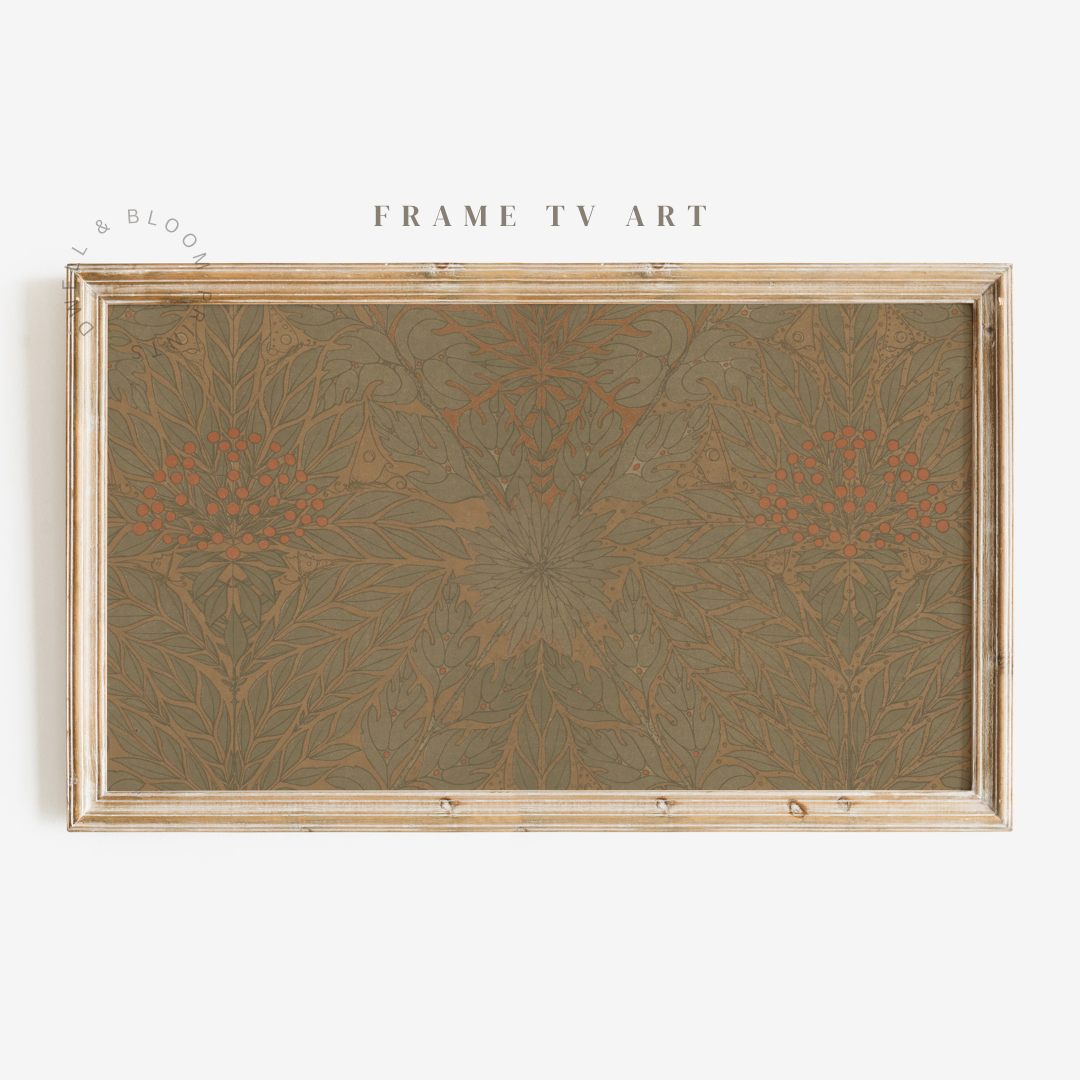 Samsung Frame TV Art | Antique Tapestry Wall Art 