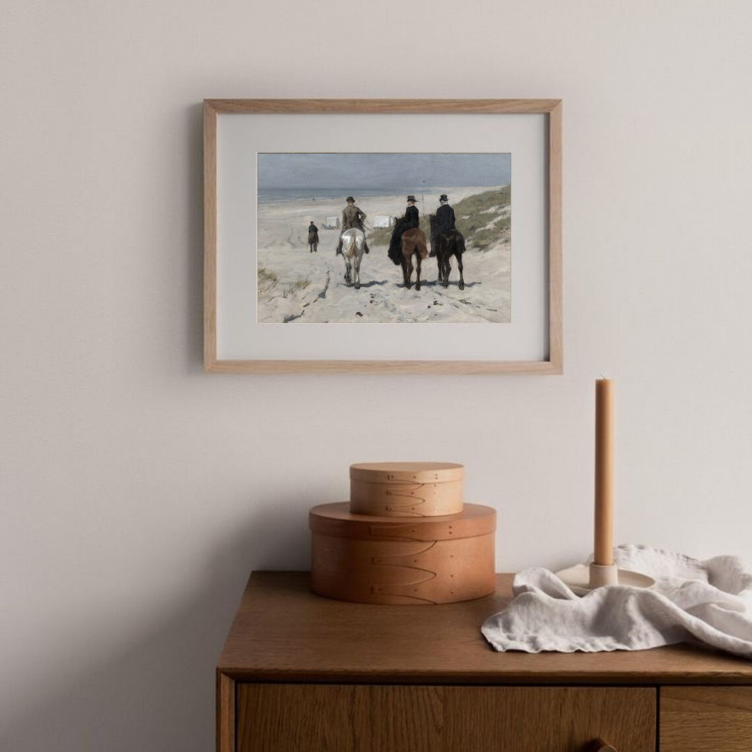 Vintage Coastal Wall Art | Vintage Beach Painting