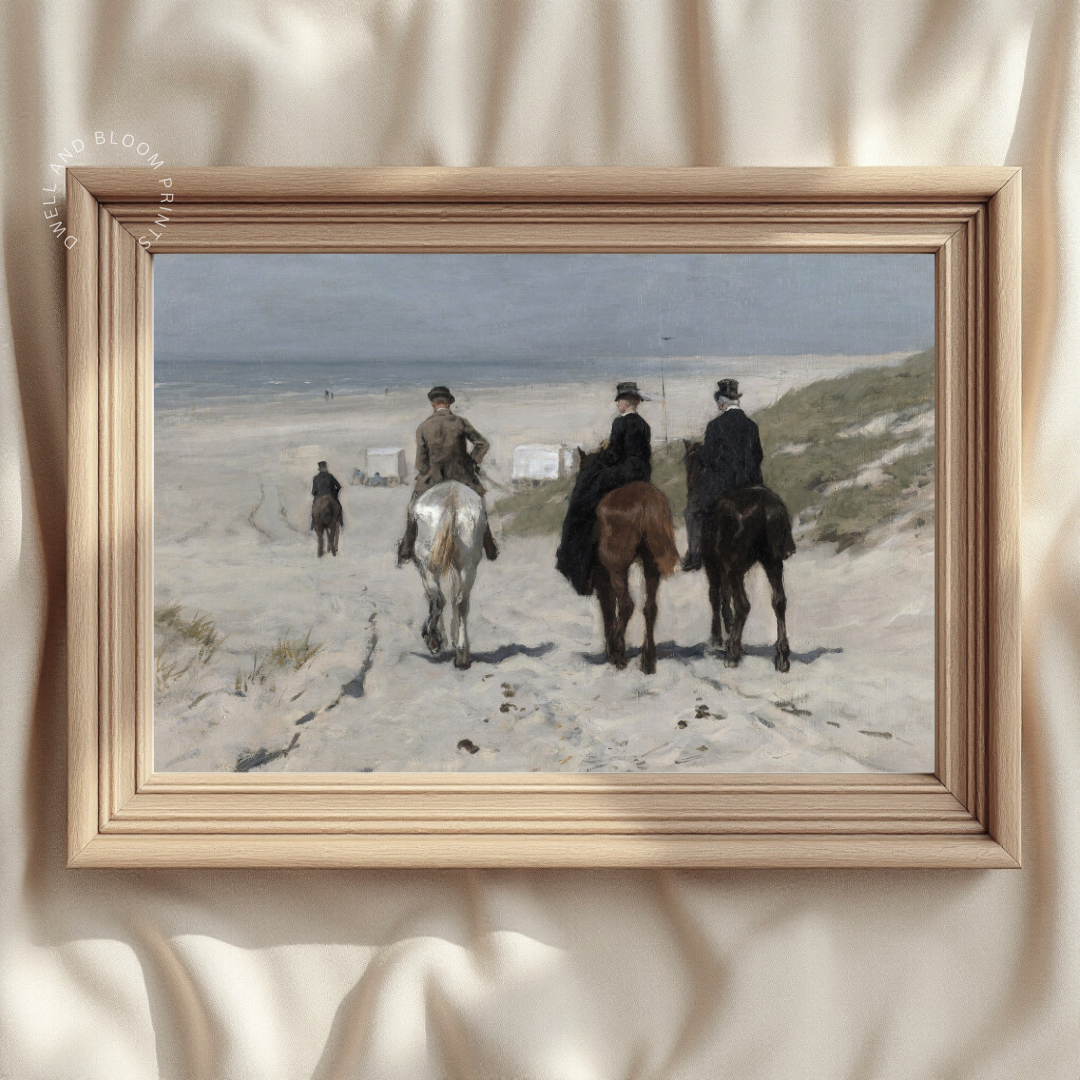 Vintage Coastal Wall Art | Vintage Beach Painting