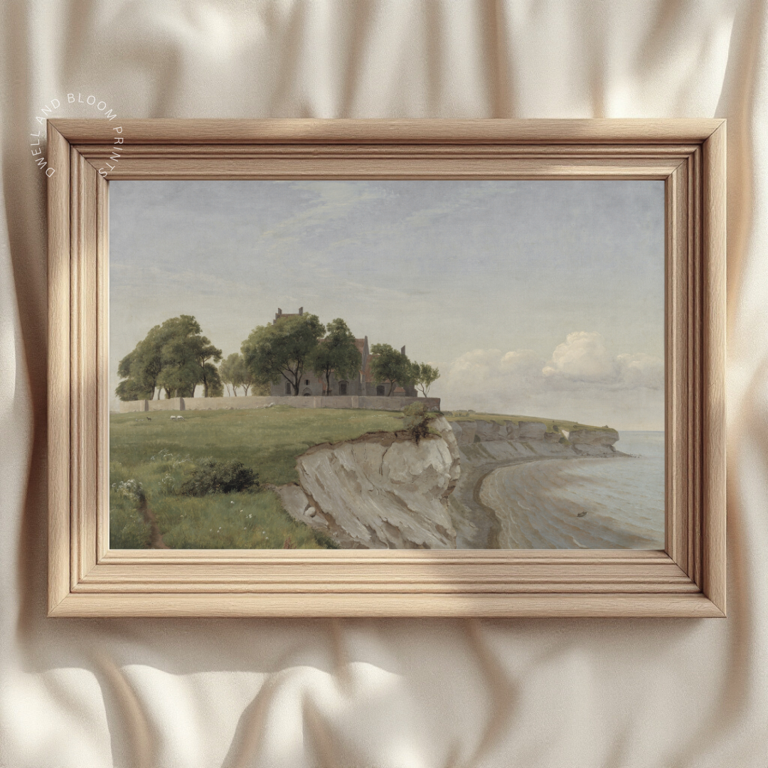 Vintage Coastal Wall Art | Vintage Seascape Art Print