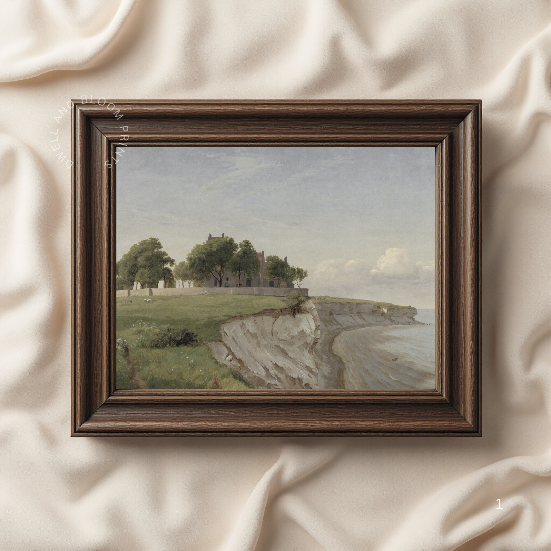 Vintage Coastal Wall Art | Vintage Seascape Art Print