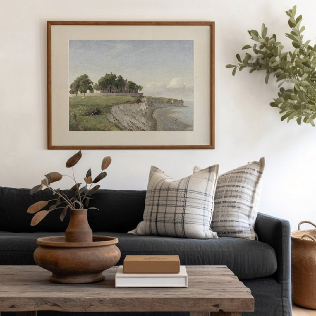 Vintage Coastal Wall Art | Vintage Seascape Art Print