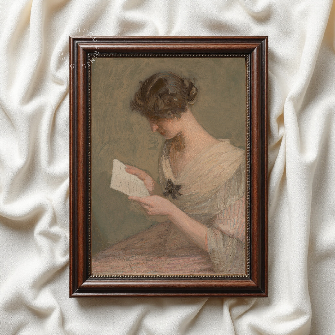 Vintage Woman Wall Art | Woman Portrait Art Print