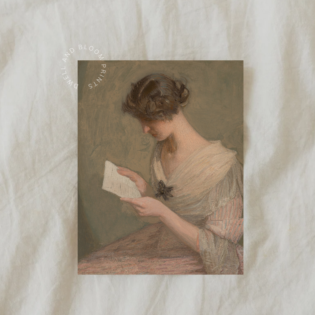 Vintage Woman Wall Art | Woman Portrait Art Print