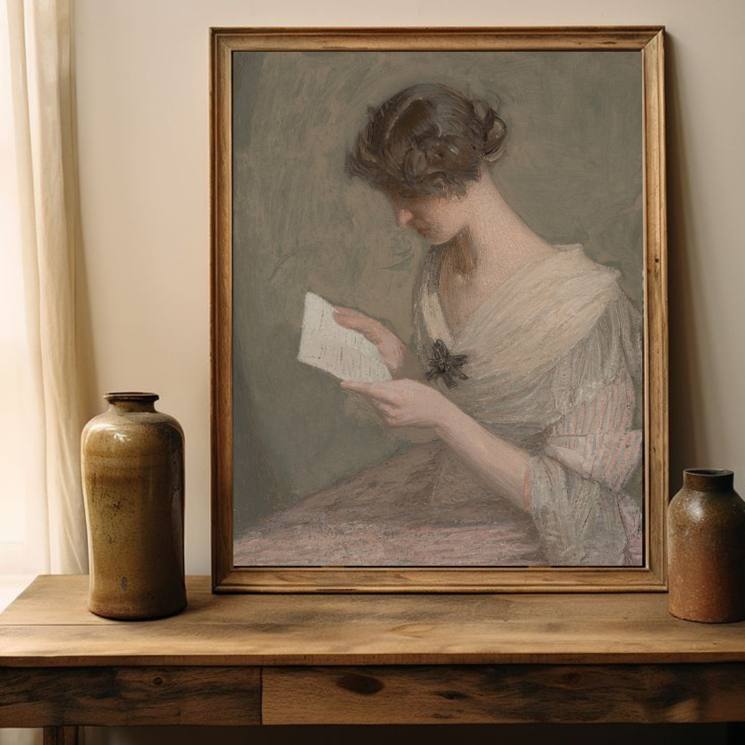 Vintage Woman Wall Art | Woman Portrait Art Print