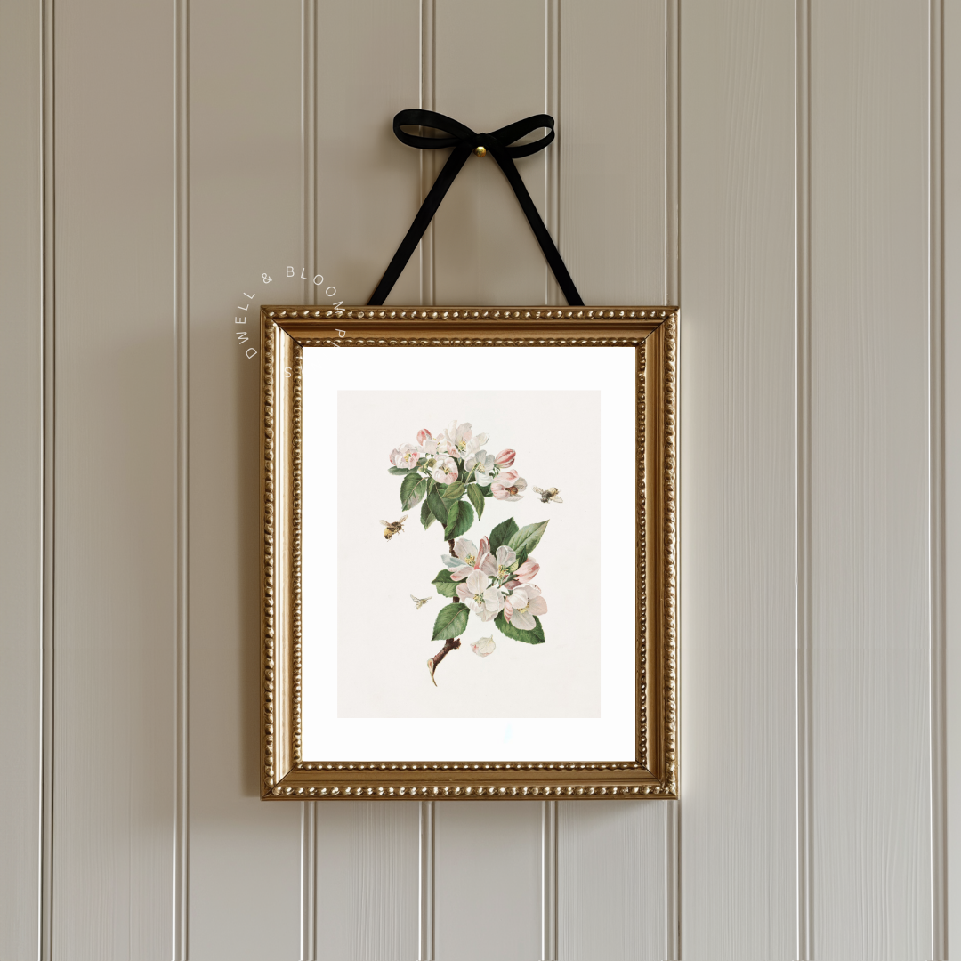 Vintage Botanical Wall Art | Cottagecore Art Print