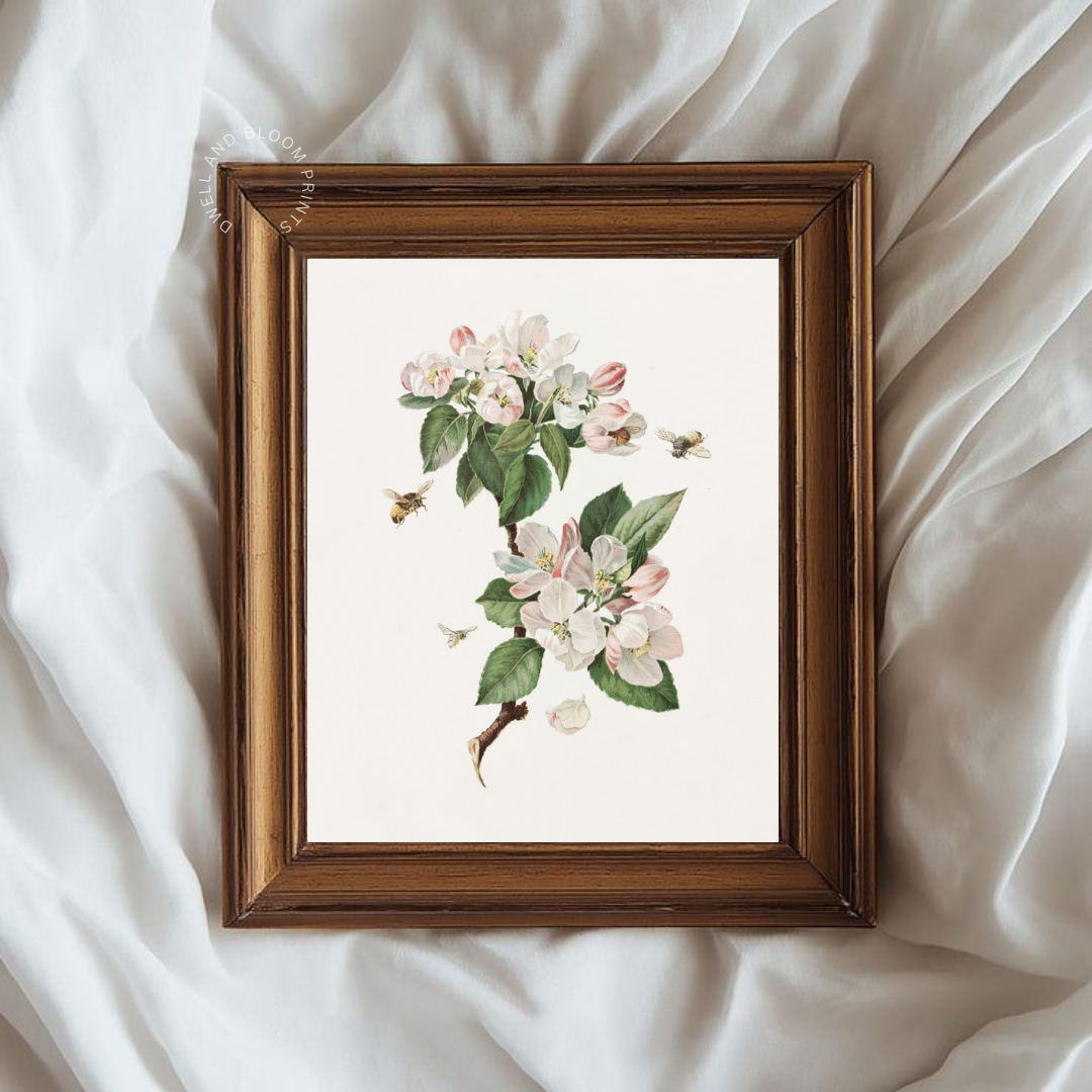 Vintage Botanical Wall Art | Cottagecore Art Print