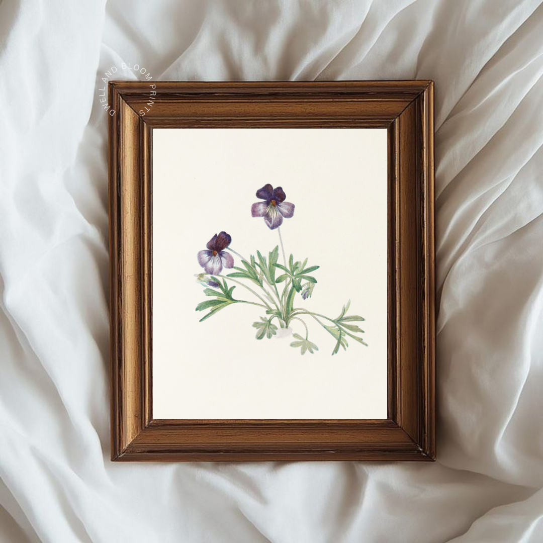 Vintage Floral Print | Vintage Botanical Wall Art