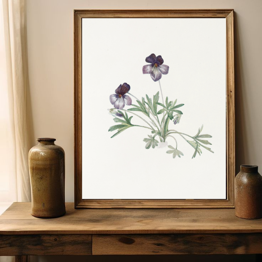 Vintage Floral Print | Vintage Botanical Wall Art