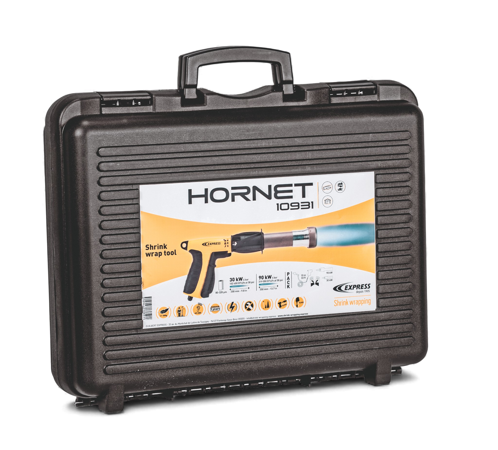 HORNET 70kW i väska med rakt munstycke 