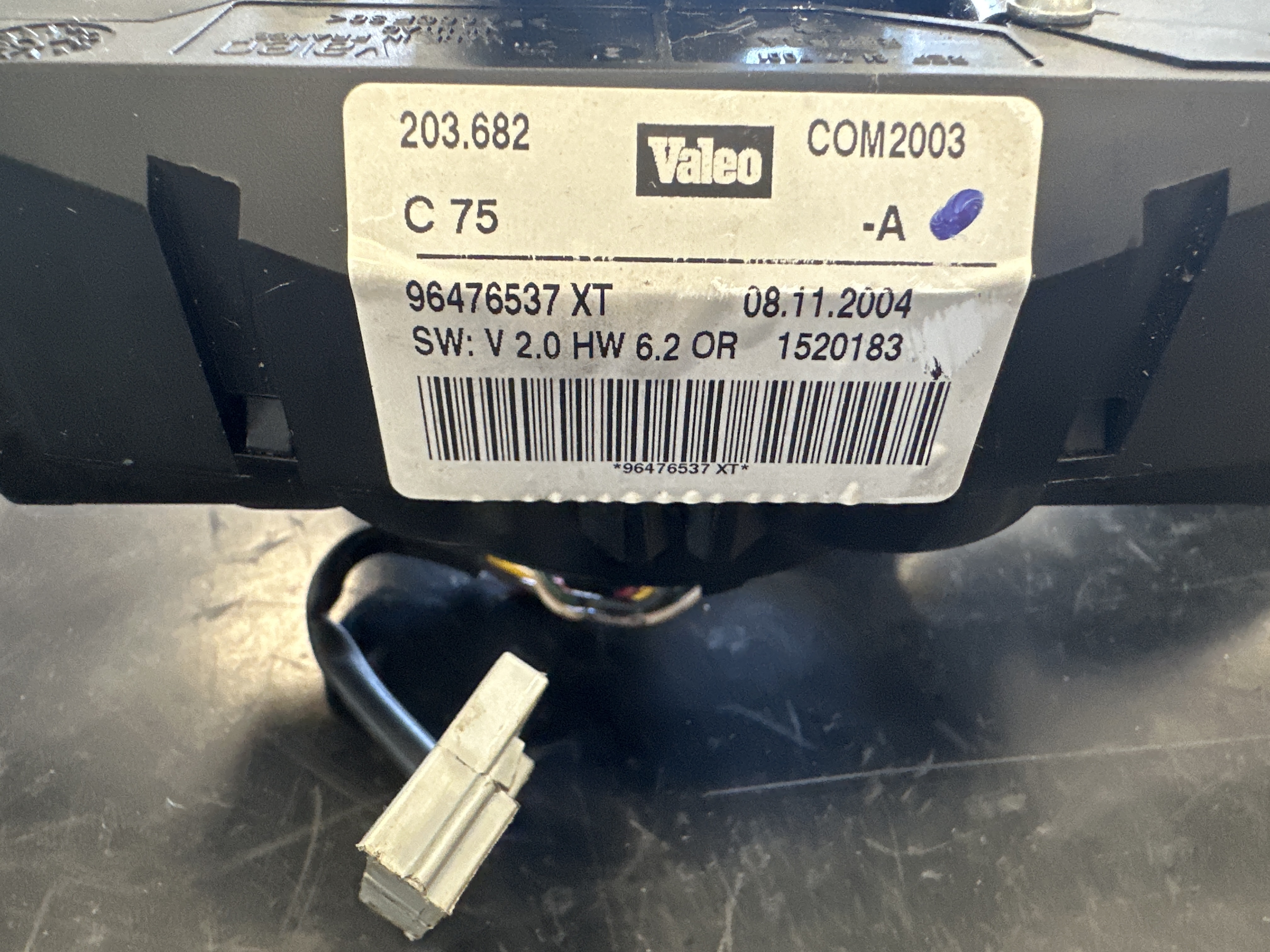 Commodo PSA 96476537XT