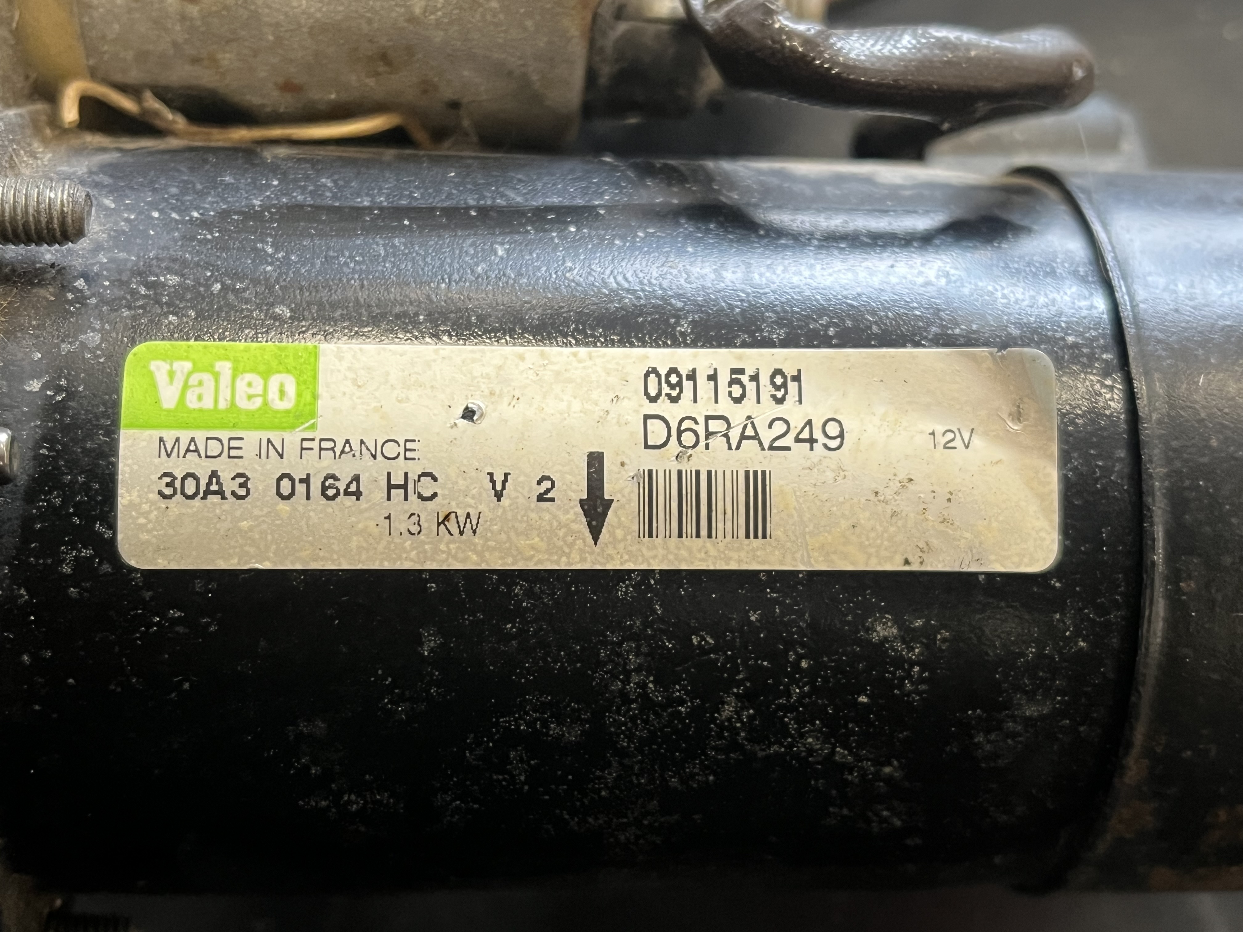 Démarreur Opel 09115191 