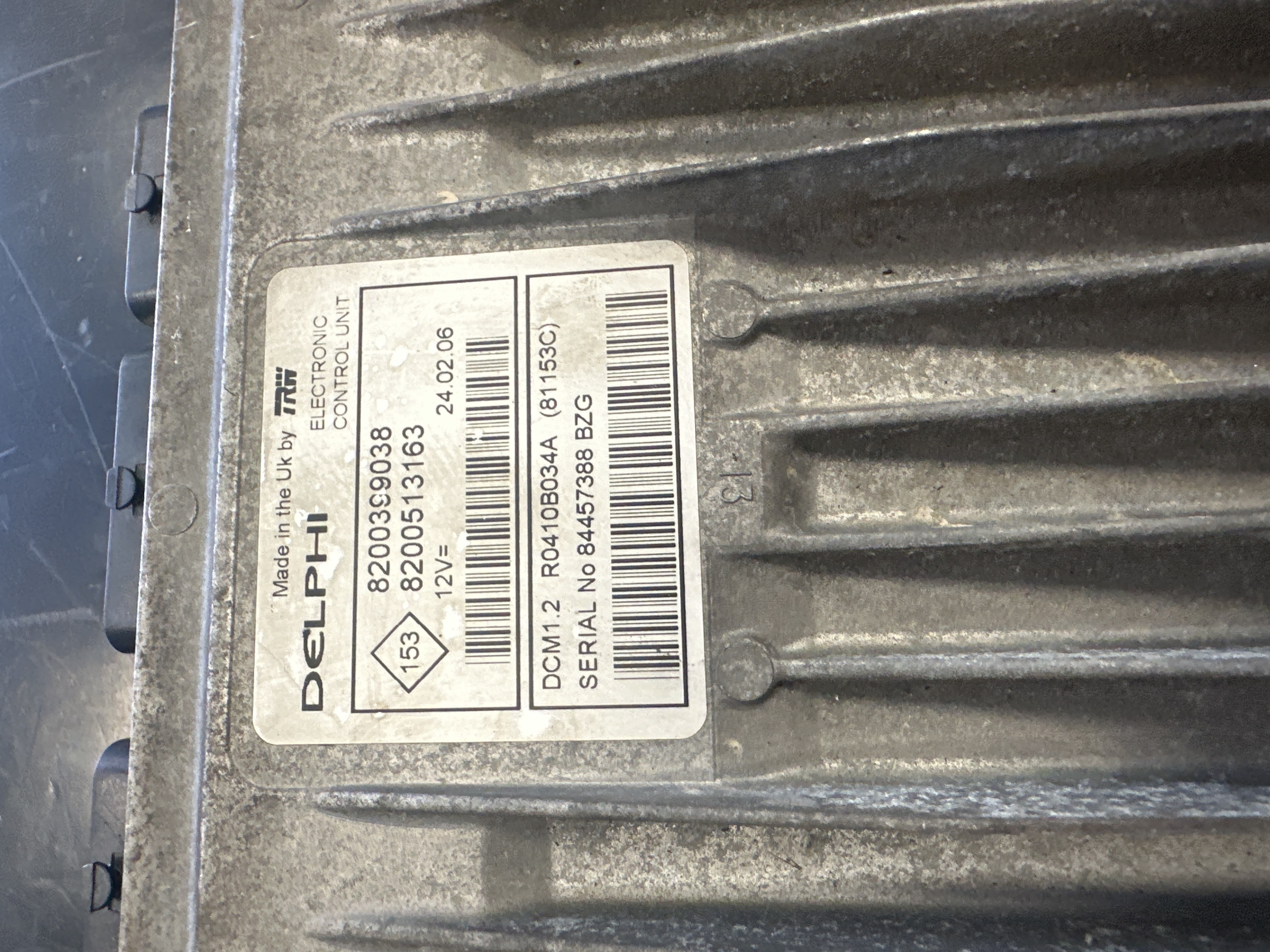 8200399038 8200513163 DELPHI CALCULATEUR RENAULT MEGANE 2 1.5DCI 