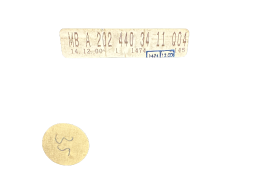 Compteur kilométrique, Mercedes classe c w202 A2024403411