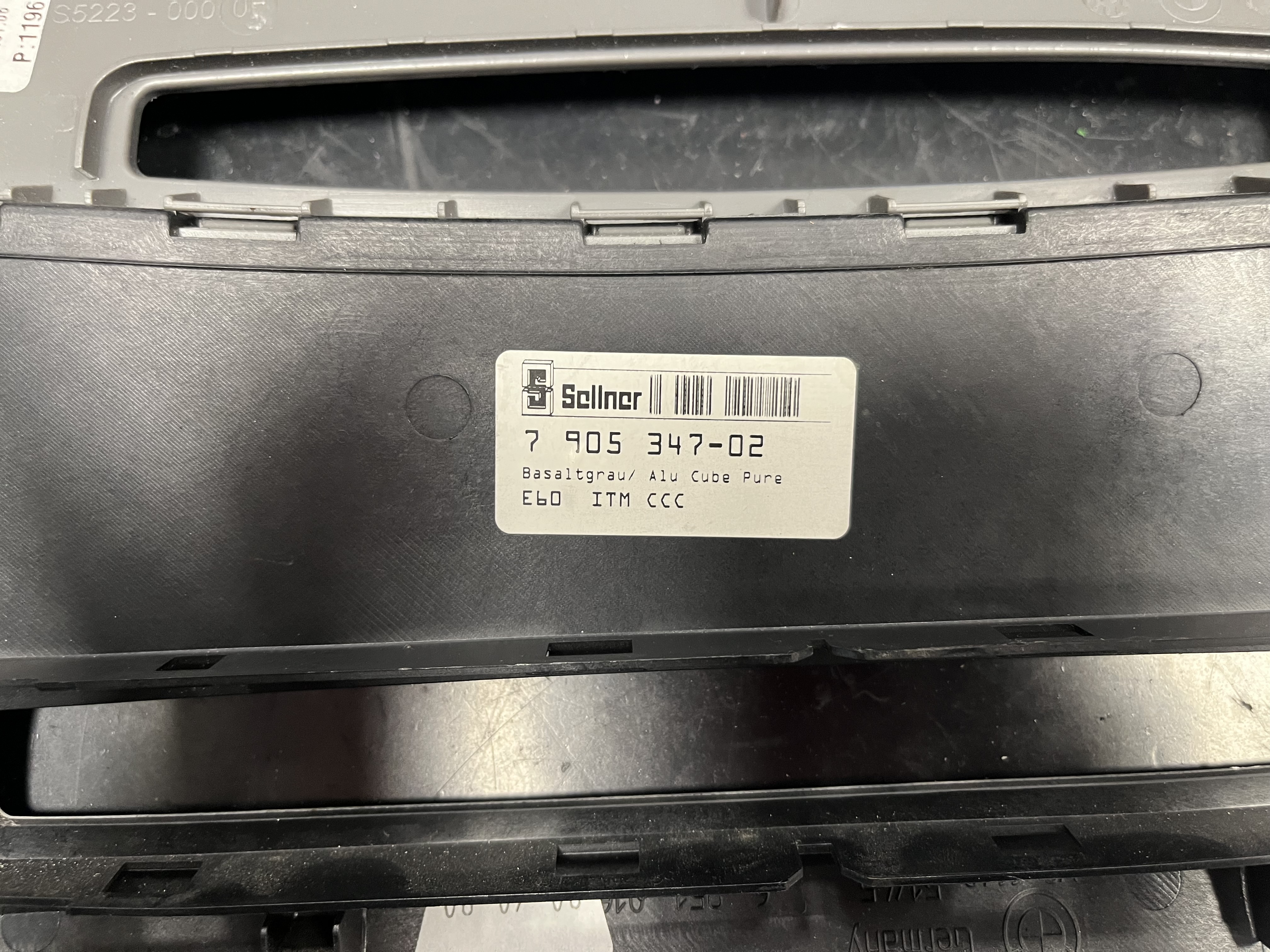 Commande climatisation BMW E60 9122398-01